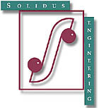 Logo for Solidus Engineering; product design, mechanical engineering consulting